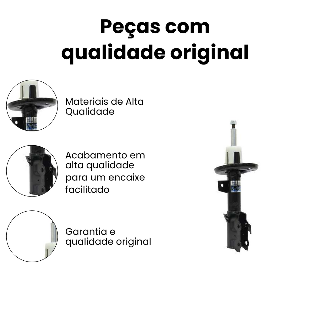 AMORTECEDOR DE SUSPENSÃO DIANTEIRO DIREITO FORD HG-41023 - Imagem 3