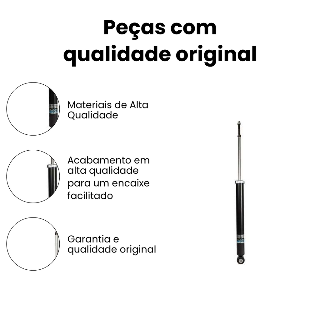 Amortecedor Suspensão Traseiro Dir/Esq Nissan March/Versa - Imagem 3