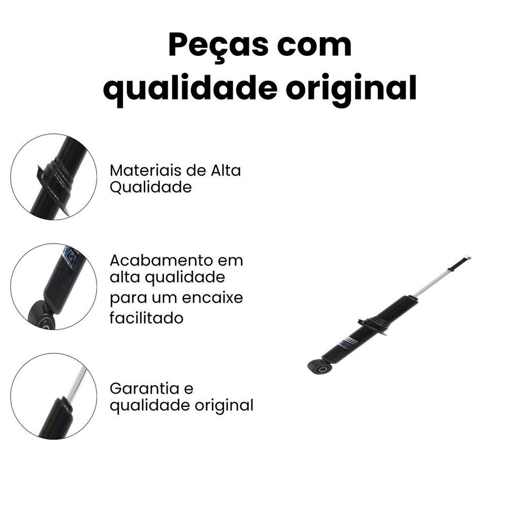 AMORTECEDOR DIANTEIRO DIREITO E ESQUERDO CHEVROLET HG-41035 - Imagem 3