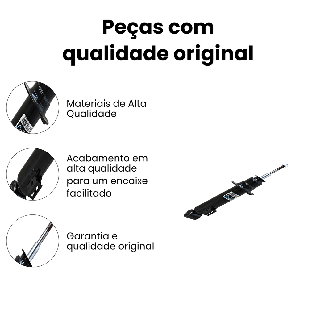 AMORTECEDOR DE SUSPENSÃO DIANTEIRO DIREITO E ESQUERDO MITSUBISHI HG-41041 - Imagem 3