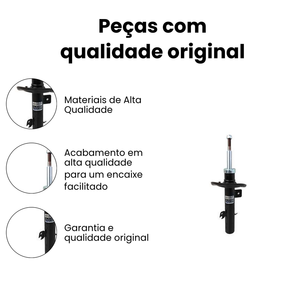 AMORTECEDOR DIANTEIRO DIREITO CITROEN HG-41043 - Imagem 3