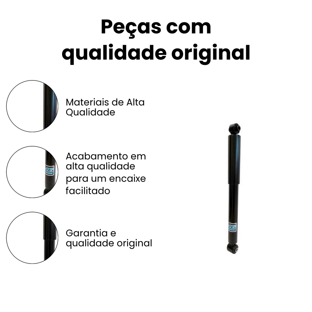 Amortecedor de Suspensão Traseiro Direito Esquerdo Aircross - Imagem 3