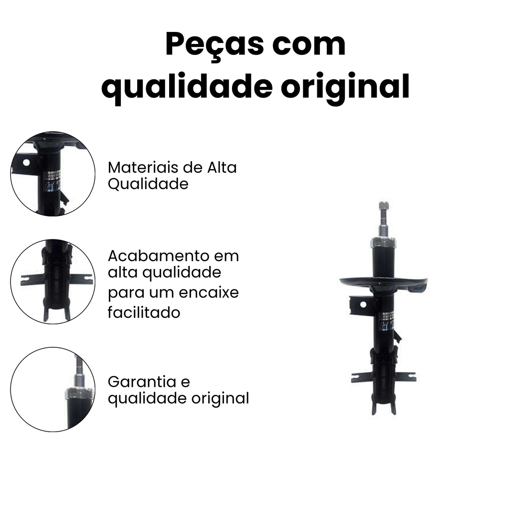AMORTECEDOR DE SUSPENSÃO DIANTEIRO DIREITO NISSAN HG-41055 - Imagem 3