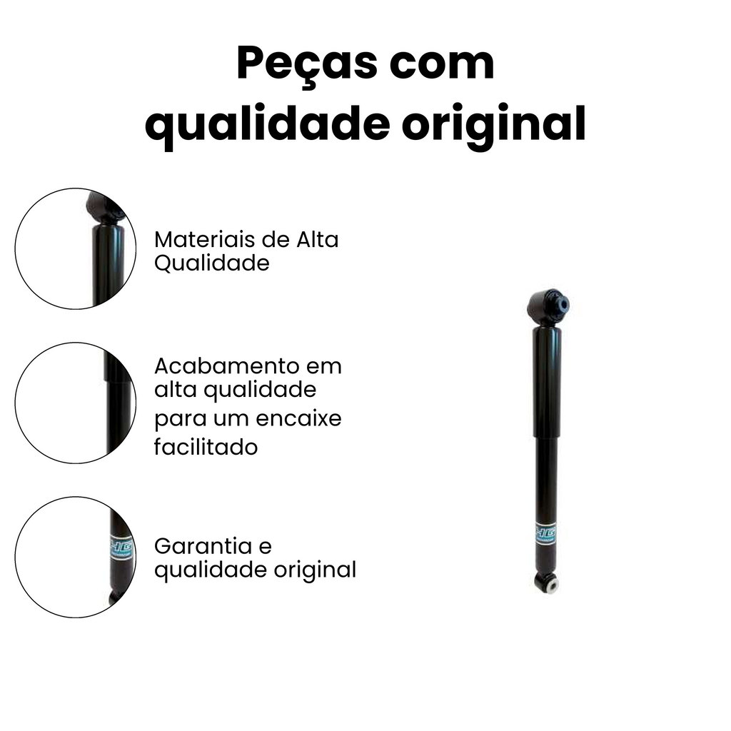 AMORTECEDOR DE SUSPENSÃO TRASEIRO DIREITO / ESQUERDO NISSAN HG-41057 - Imagem 3