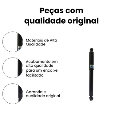 Amortecedor Traseiro Direito Esquerdo Nissan Frontier 08-16 - Imagem 3