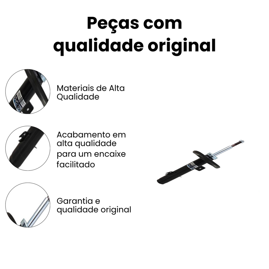AMORTECEDOR DIANTEIRO DIREITO CITROEN HG-41108 - Imagem 3