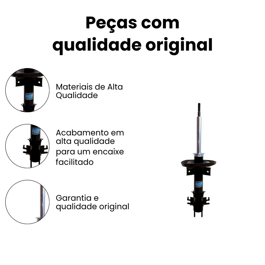 AMORTECEDOR DIANTEIRO DIREITO/ESQUERDO RENAULT HG-41113 - Imagem 3