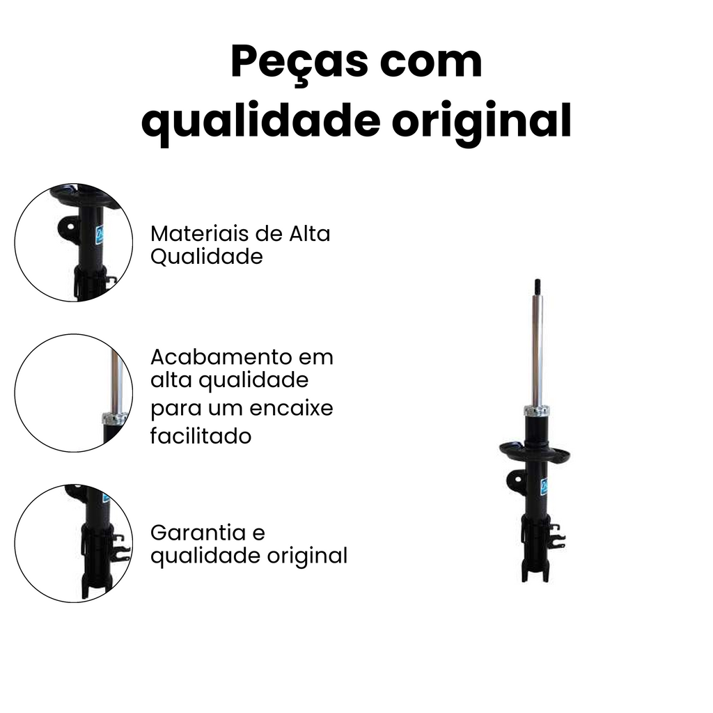 AMORTECEDOR DIANTEIRO DIREITO FIAT HG-41118 - Imagem 3