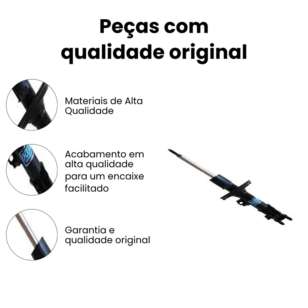 AMORTECEDOR DIANTEIRO DIREITO HYUNDAI HG-41122 - Imagem 3