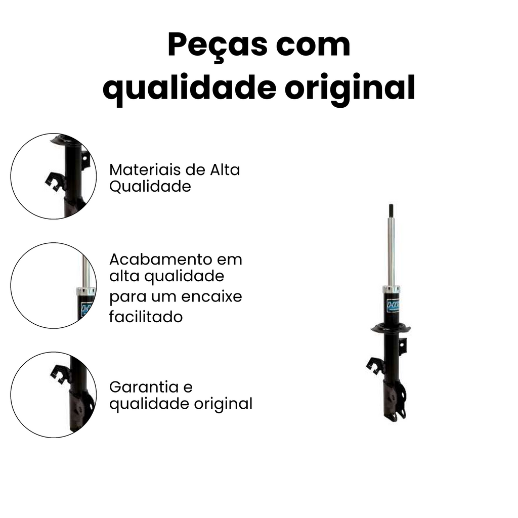 Amortecedor Dianteiro Esquerdo Nissan Kicks 2016-2020 - Imagem 3