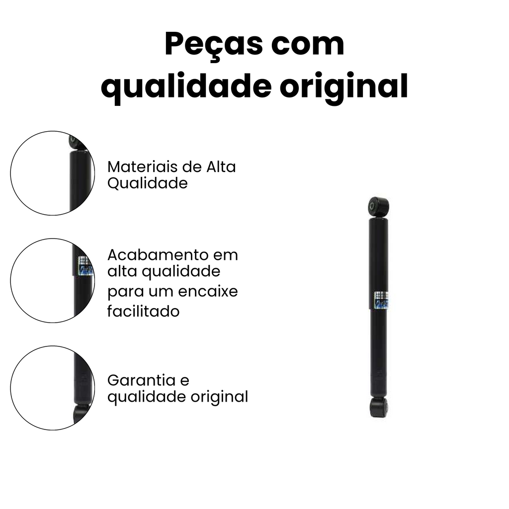 Amortecedor Traseiro Direito/Esquerdo Ford Fusion - Imagem 3
