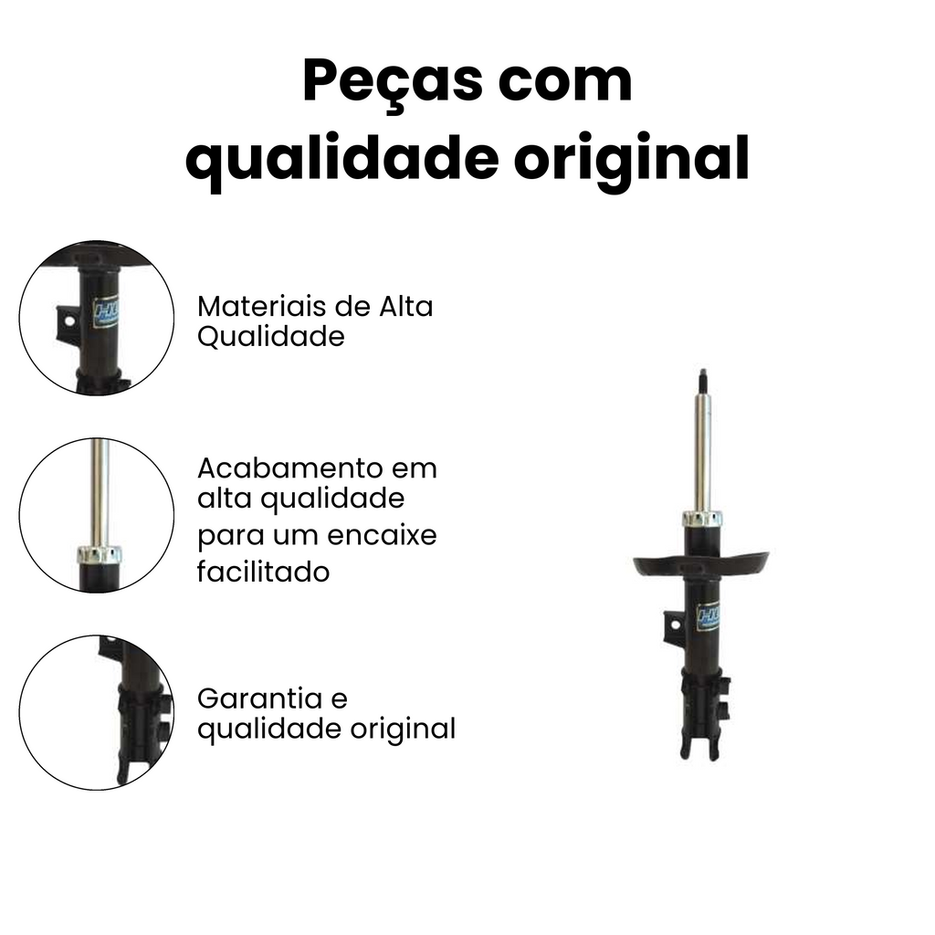 Amortecedor de Suspensão Dianteiro Esquerdo Hyundai I30 - Imagem 3