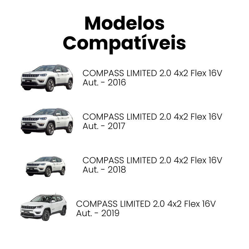 Amort Tras Jeep Compass Longitude 2016-2020 NAKATA STD - Imagem 4
