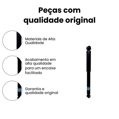 Amortecedor Traseiro Direito Esquerdo Mitsubishi Pajero TR4 - Imagem 3