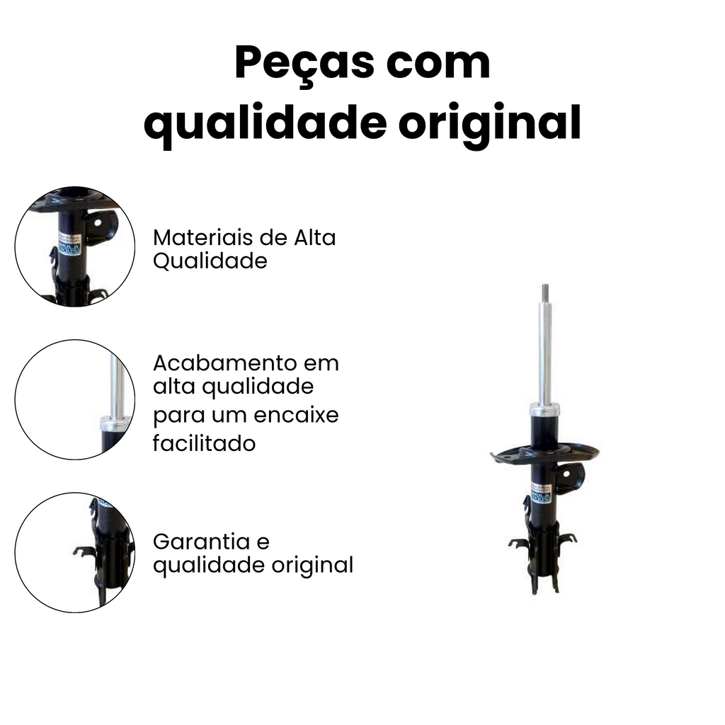 Amortecedor Dianteiro Esquerdo Nissan Sentra - Imagem 3