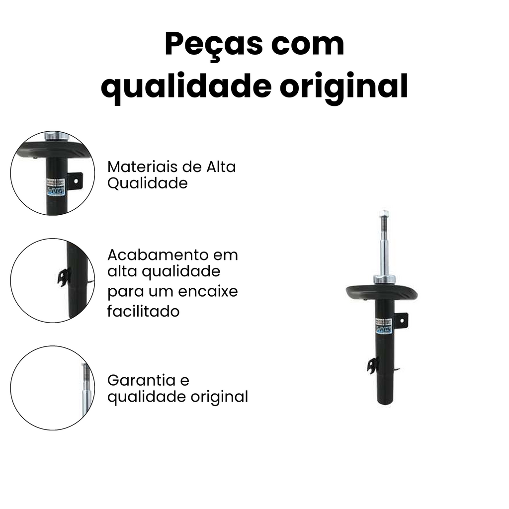 AMORTECEDOR DIANTEIRO DIREITO PEUGEOT HG-41219 - Imagem 3