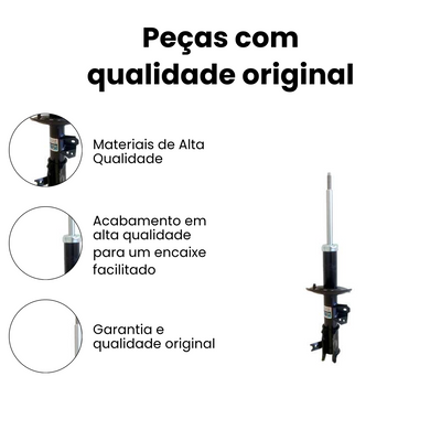 AMORTECEDOR DE SUSPENSÃO DIANTEIRO DIREITO KIA MOTORS HG-41224 - Imagem 3
