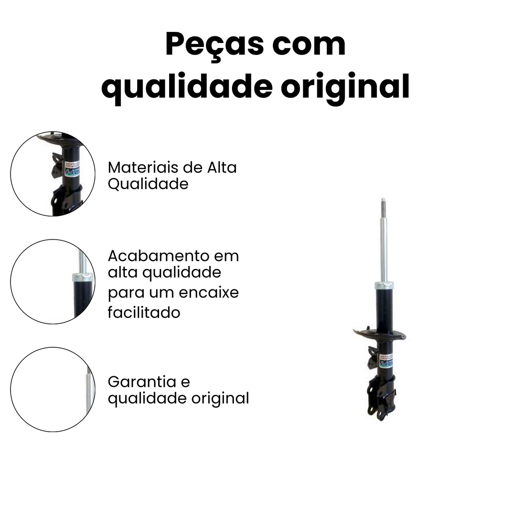 Amortecedor Dianteiro Esquerdo Kia Picanto 2012-2017 - Imagem 3