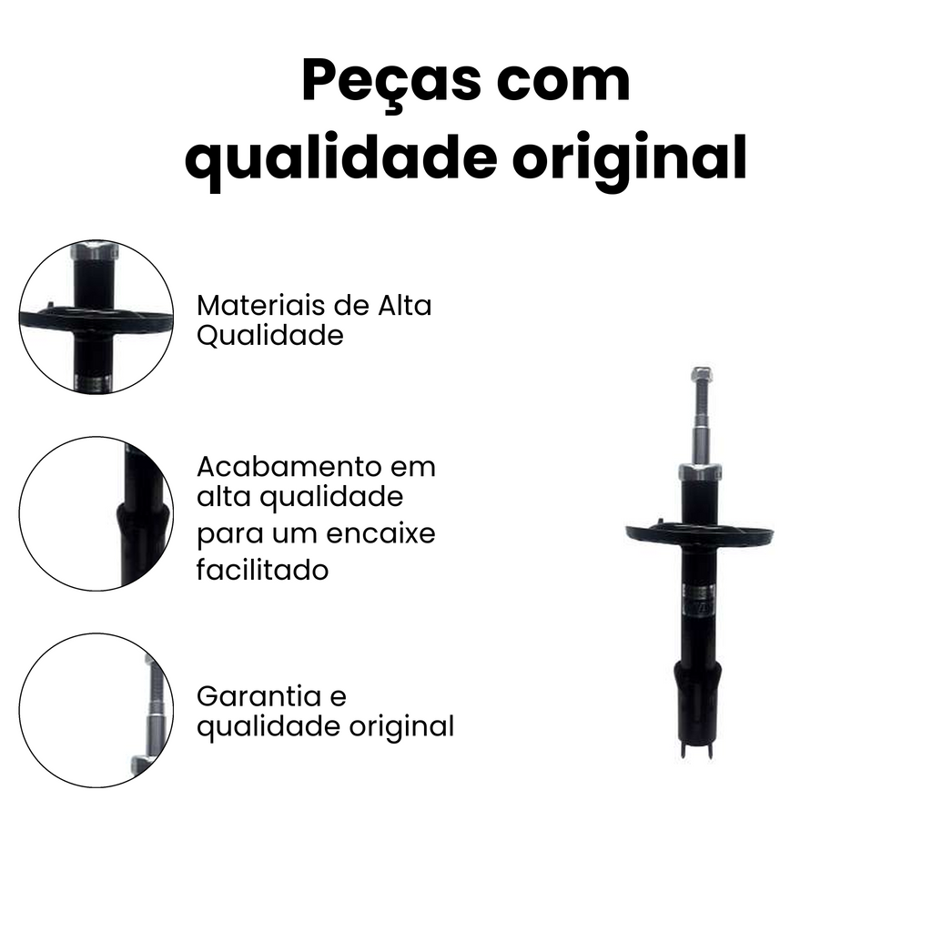 AMORTECEDOR DIANTEIRO DIREITO/ESQUERDO RENAULT HG-41233 - Imagem 3