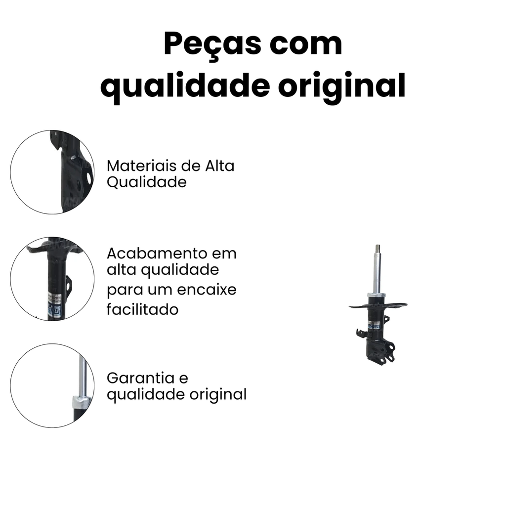 Amortecedor Dianteiro Esquerdo Corolla 2014-2019 - Imagem 3