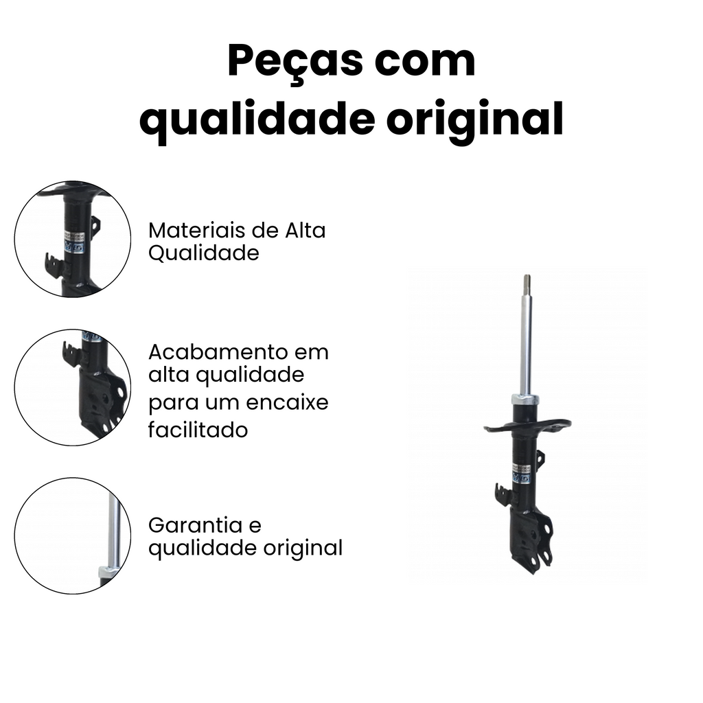 Amortecedor Dianteiro Esquerdo Toyota Corolla 14-18 - Imagem 3