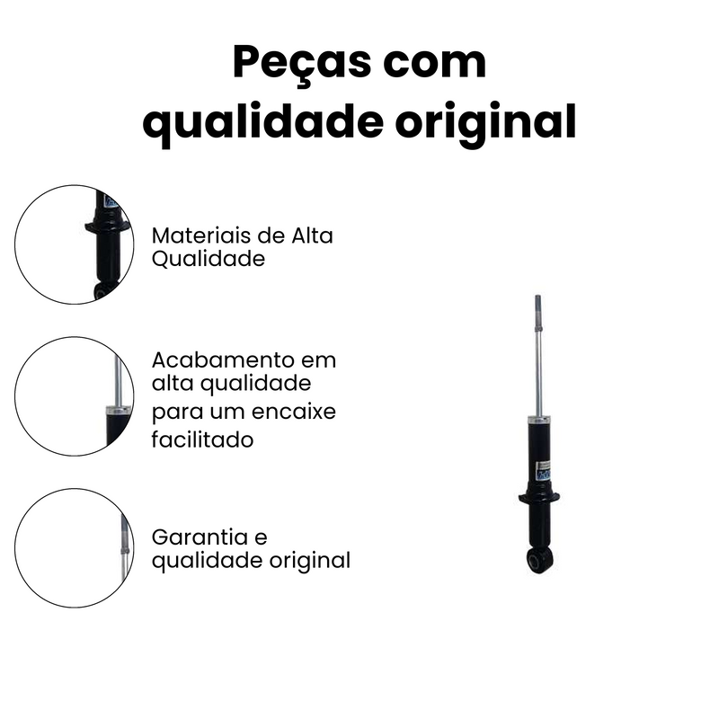 Amortecedor Traseiro Direito Esquerdo Corolla 2014-2018 - Imagem 3
