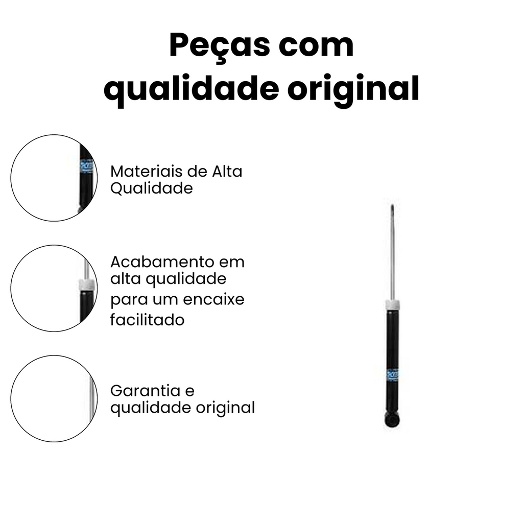 Amortecedor Suspensão Traseira Direito/Esquerdo VW Up! - Imagem 3