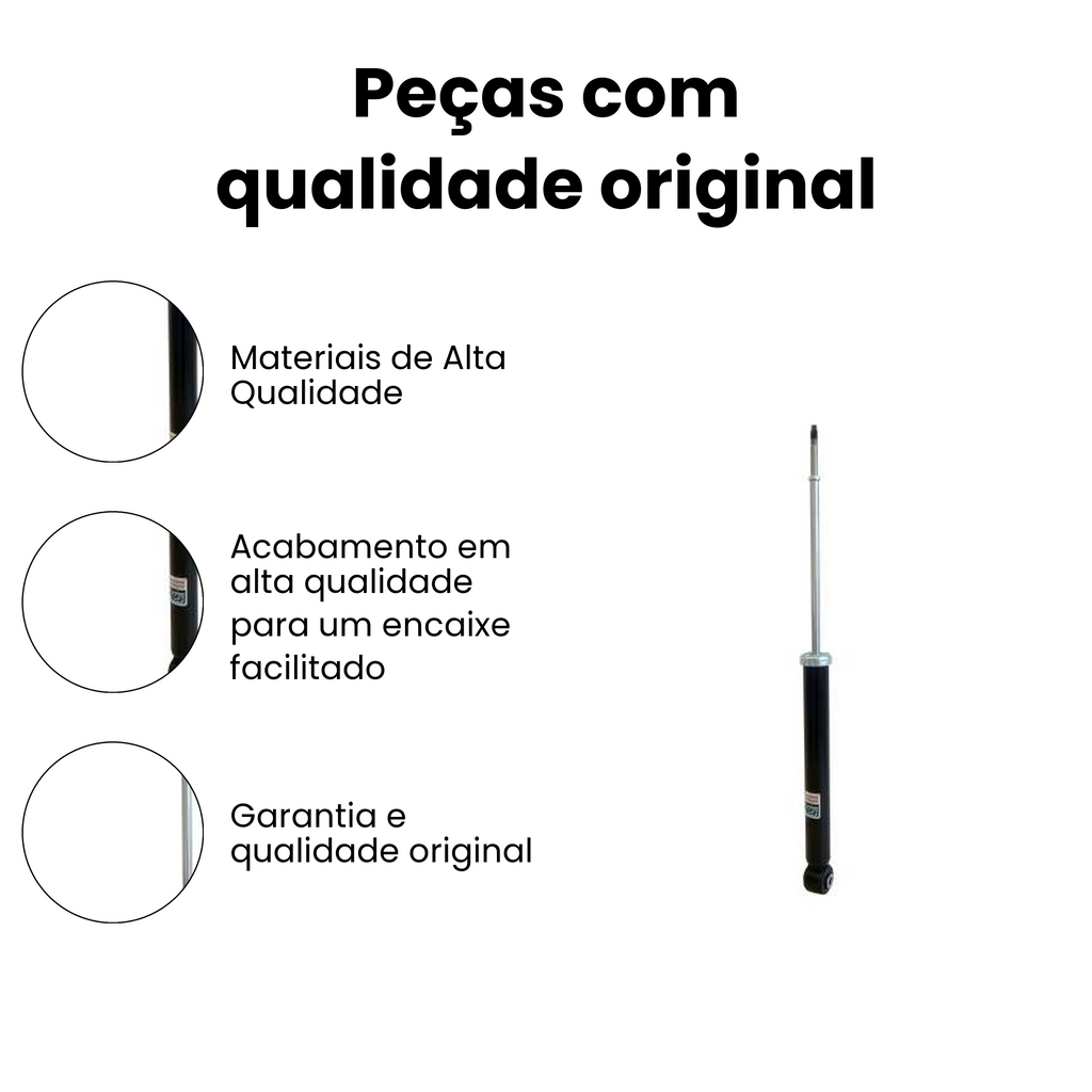 AMORTECEDOR TRASEIRO DIREITO / ESQUERDO TOYOTA HG-41268 - Imagem 3