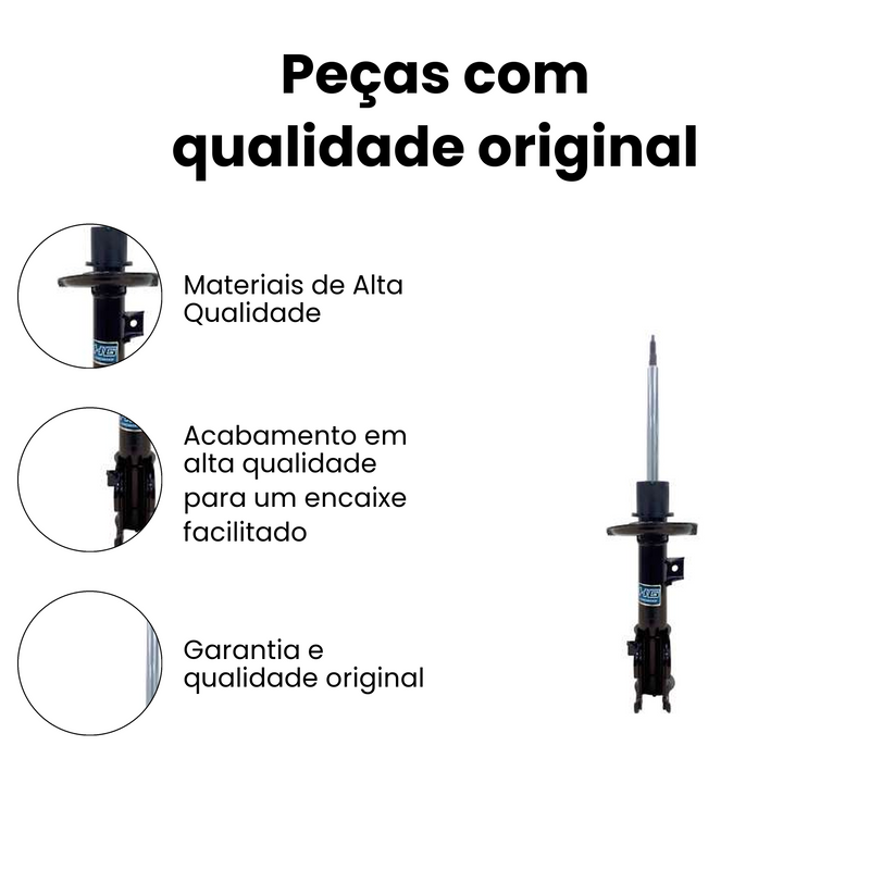 Amortecedor Dianteiro Esquerdo Santa Fe 2013-2018 - Imagem 3