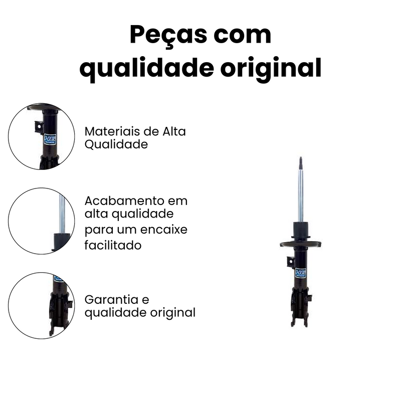 Amortecedor Dianteiro Direito Santa Fe Sorento 2006-2014 - Imagem 3