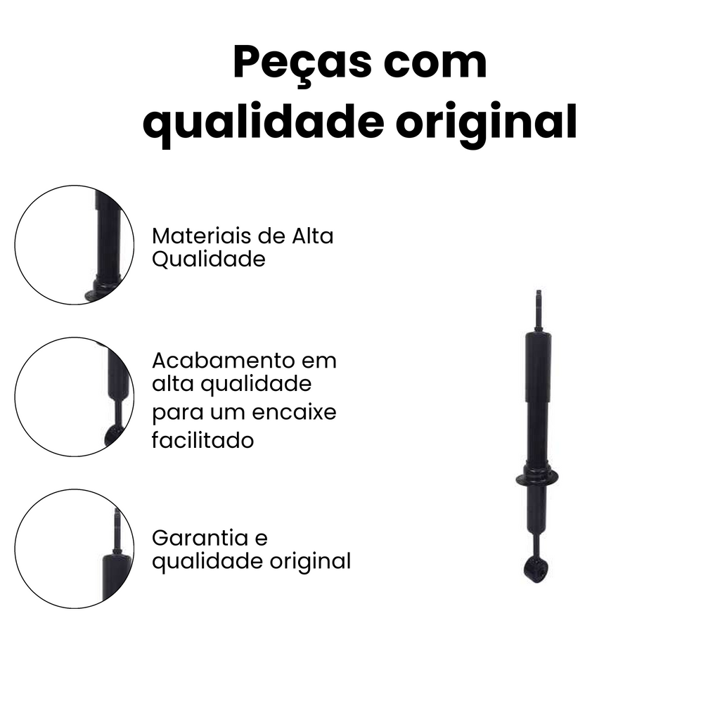 AMORTECEDOR DIANTEIRO DIREITO OU ESQUERDO TOYOTA HG-41358 - Imagem 3