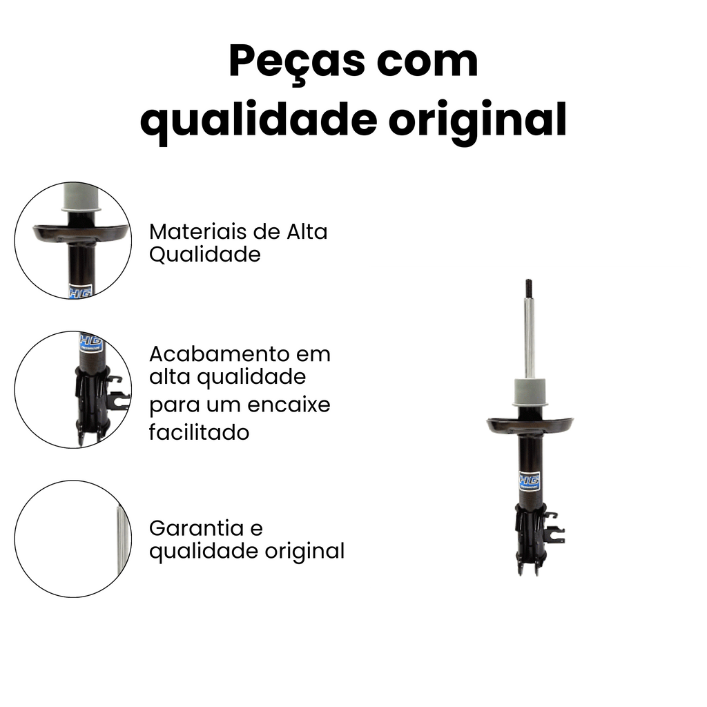 AMORTECEDOR DIANTEIRO DIREITO FIAT HG-41374 - Imagem 3