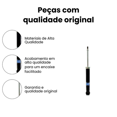 Amortecedor Traseiro Prius 2012-2021 Direito Esquerdo - Imagem 3