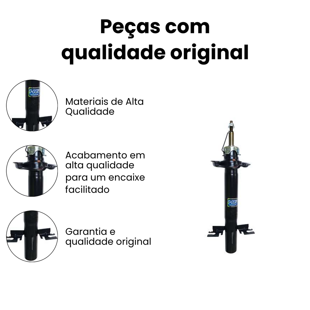 Amortecedor Dianteiro Direito ou Esquerdo Ducato - Imagem 3