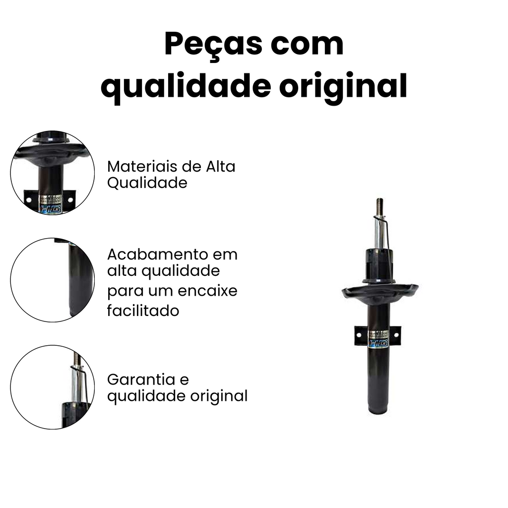 Amortecedor Dianteiro Direito Esquerdo VW Nivus T-Cross - Imagem 3