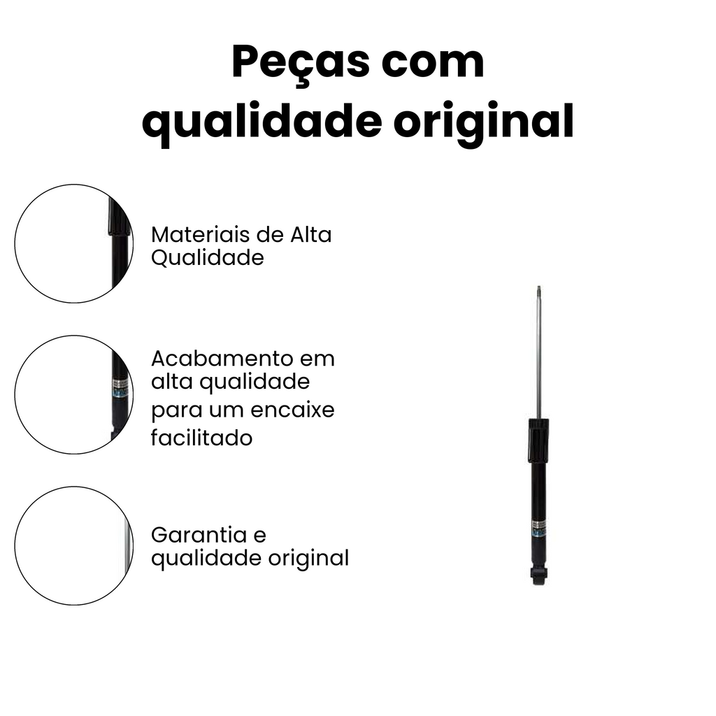 Amortecedor Suspensão Traseiro Direito Esquerdo Nivus - Imagem 3