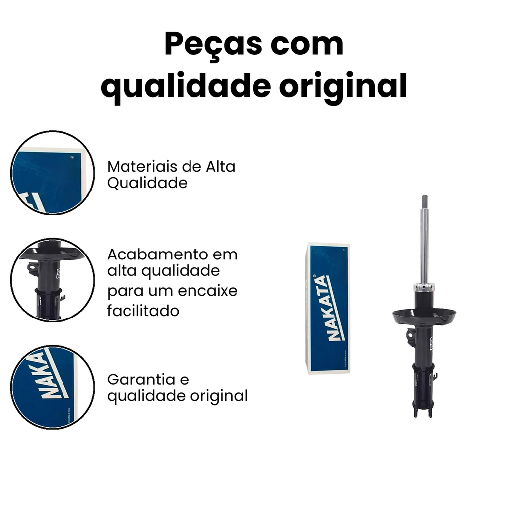 Amortecedor Dianteiro Direito NAKATA Cruze Cruze - Imagem 3