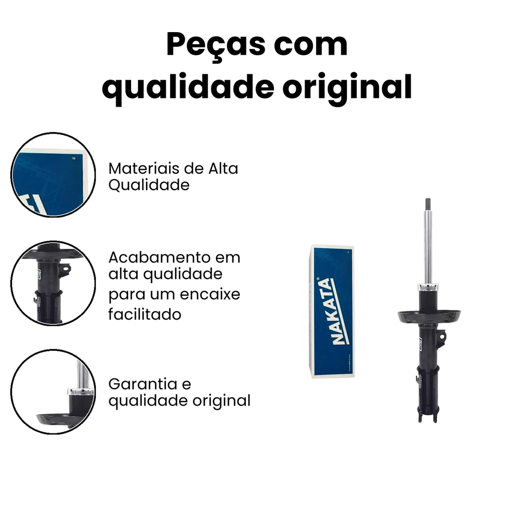 Amortecedor Dianteiro Esquerdo Nakata Cruze Cruze - Imagem 3