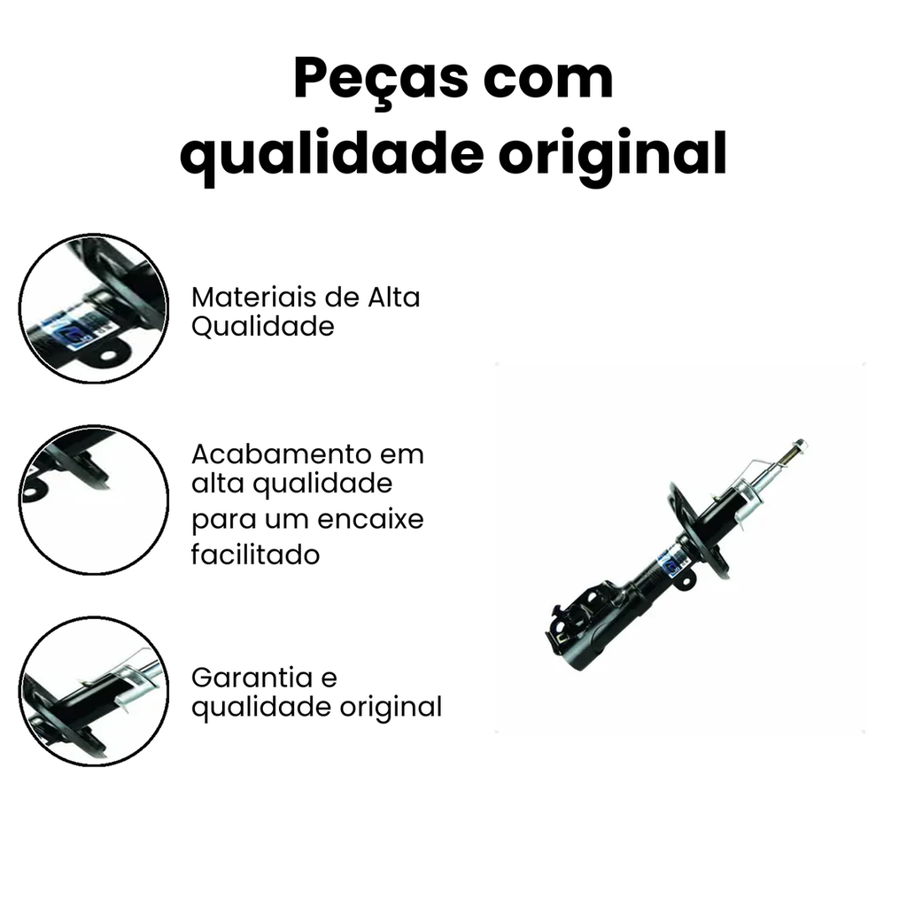 Amortecedor Dianteiro Esquerdo NAKATA City - Imagem 3