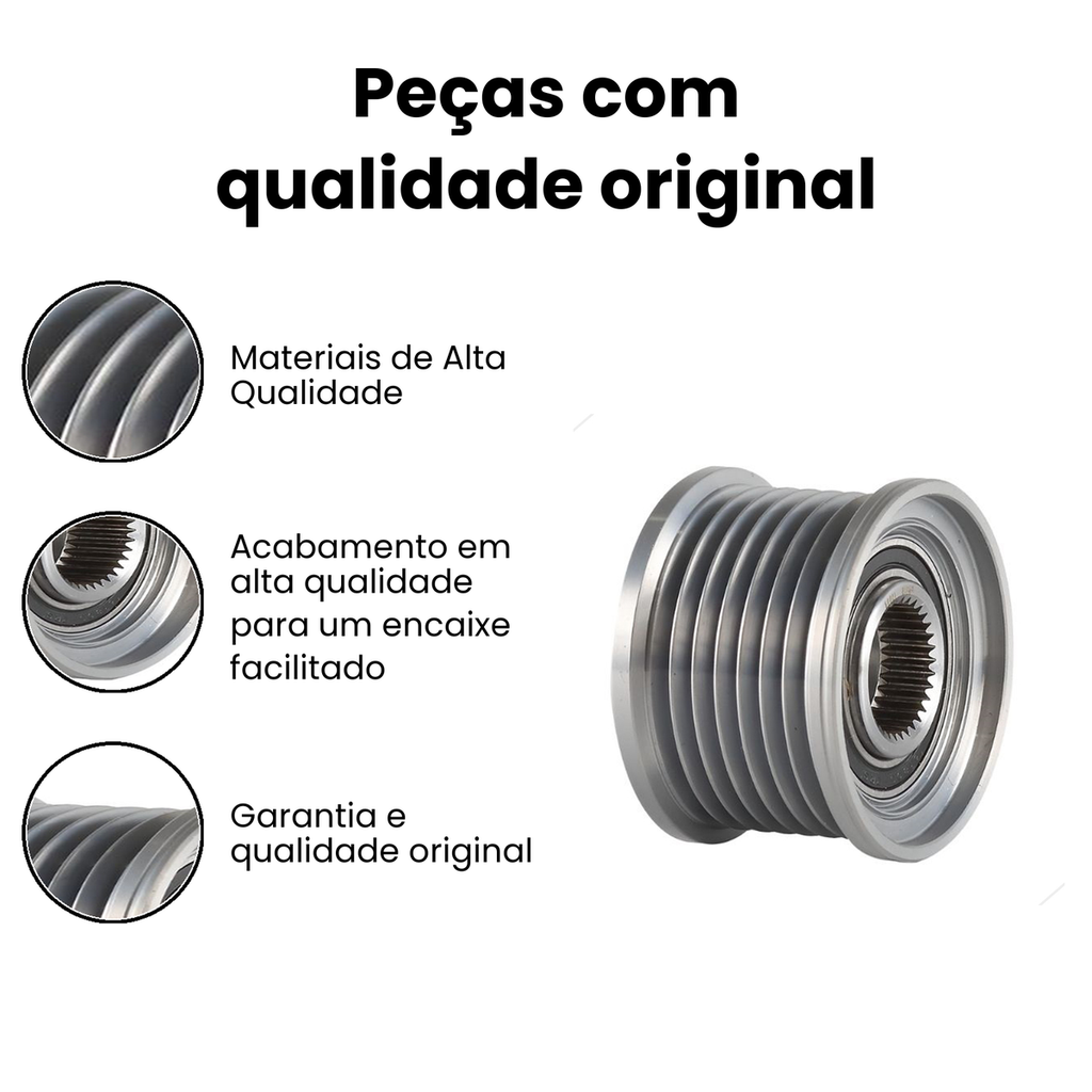 Polia Roda Livre IKRO Duster/Oroch - IK7026 - Imagem 3