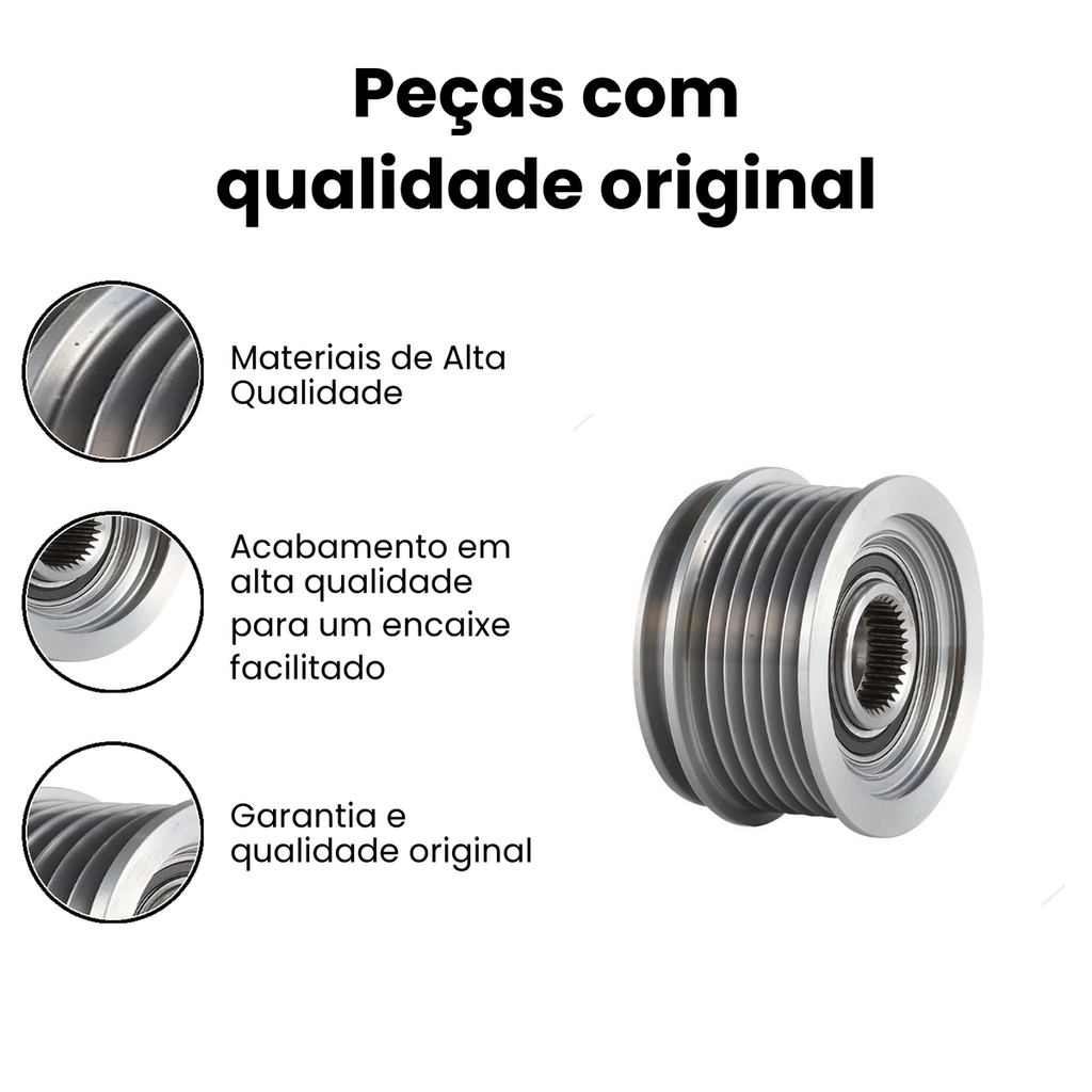 POLIA DA RODA LIVRE Passat - IKRO - IK7036 - Imagem 3