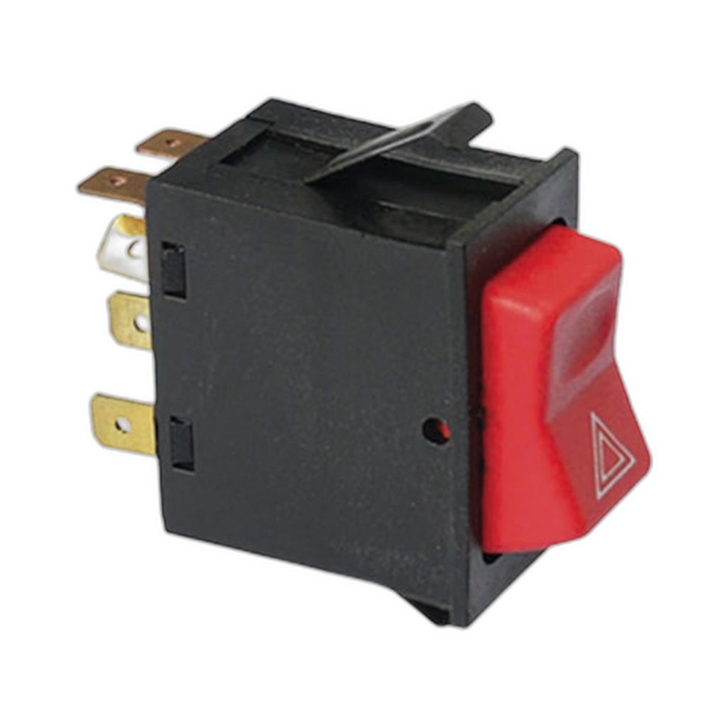 Chave Comutadora Luz Emergência 24V Vermelha 12-170 16-200 - Imagem 1