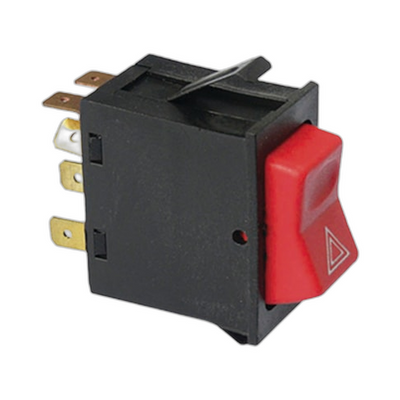 Chave Comutadora Luz Emergência 24V Vermelha 12-170 16-200 - Imagem 1