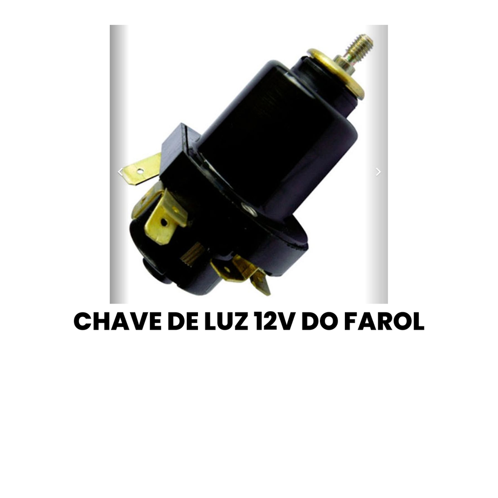 Chave de Luz 12V do Farol - Kombi Kombi - Imagem 2