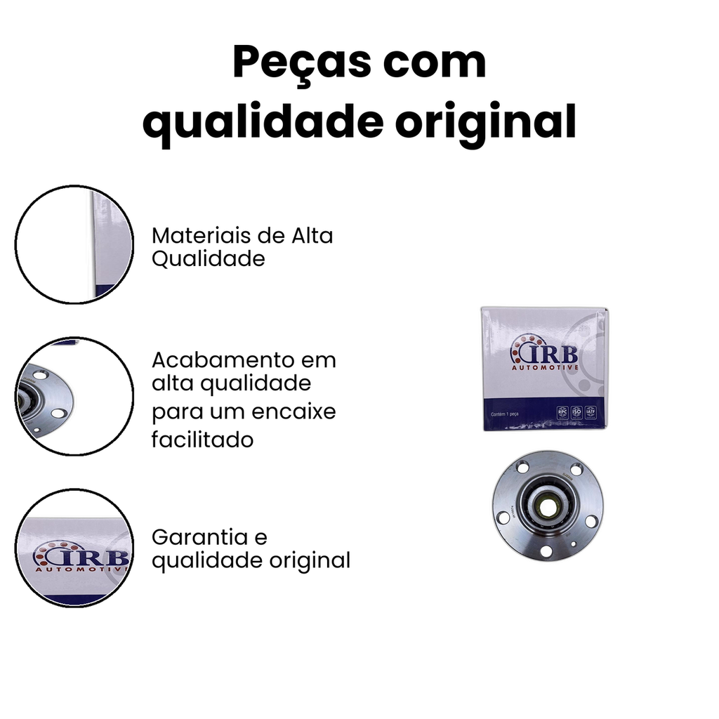 Cubo Roda Traseiro c/ ABS IRB Spacefox Spacefox - Imagem 3