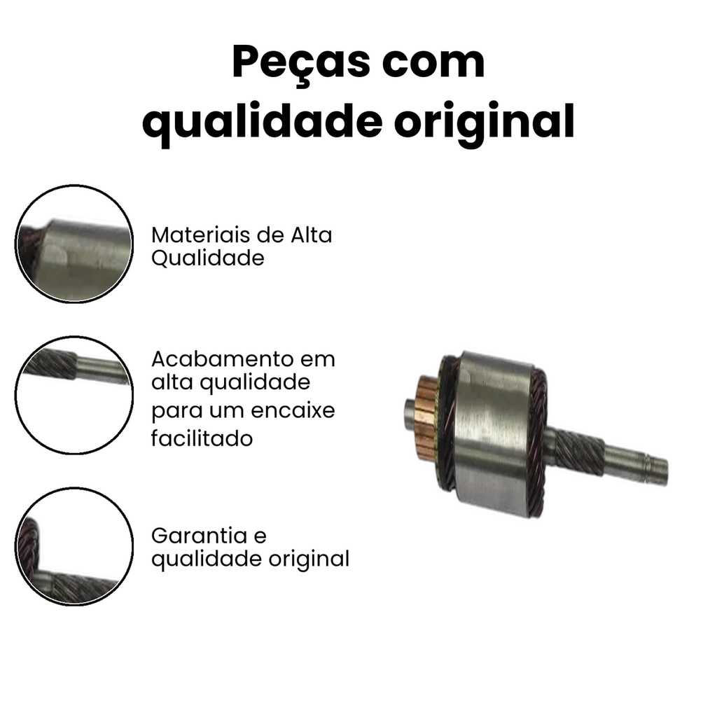 Induzido Motor de Partida MARILIA L L - Imagem 3