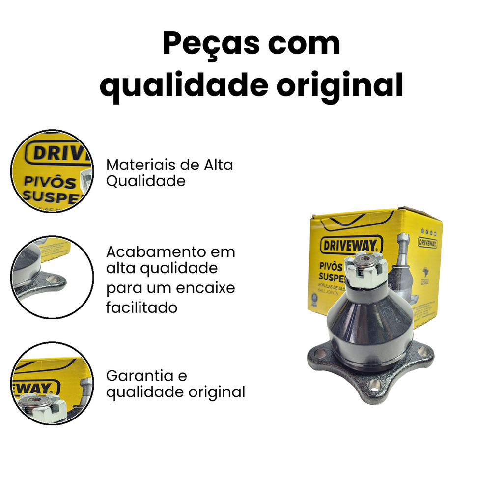 Pivô Suspensão Dianteira Driveway L200 Pajero - Imagem 3