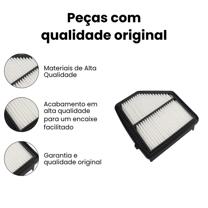Filtro Ar Honda HR-V 1.8 16-22 Civic 2.0 16-21 Subaru XV 2.0 - Imagem 3