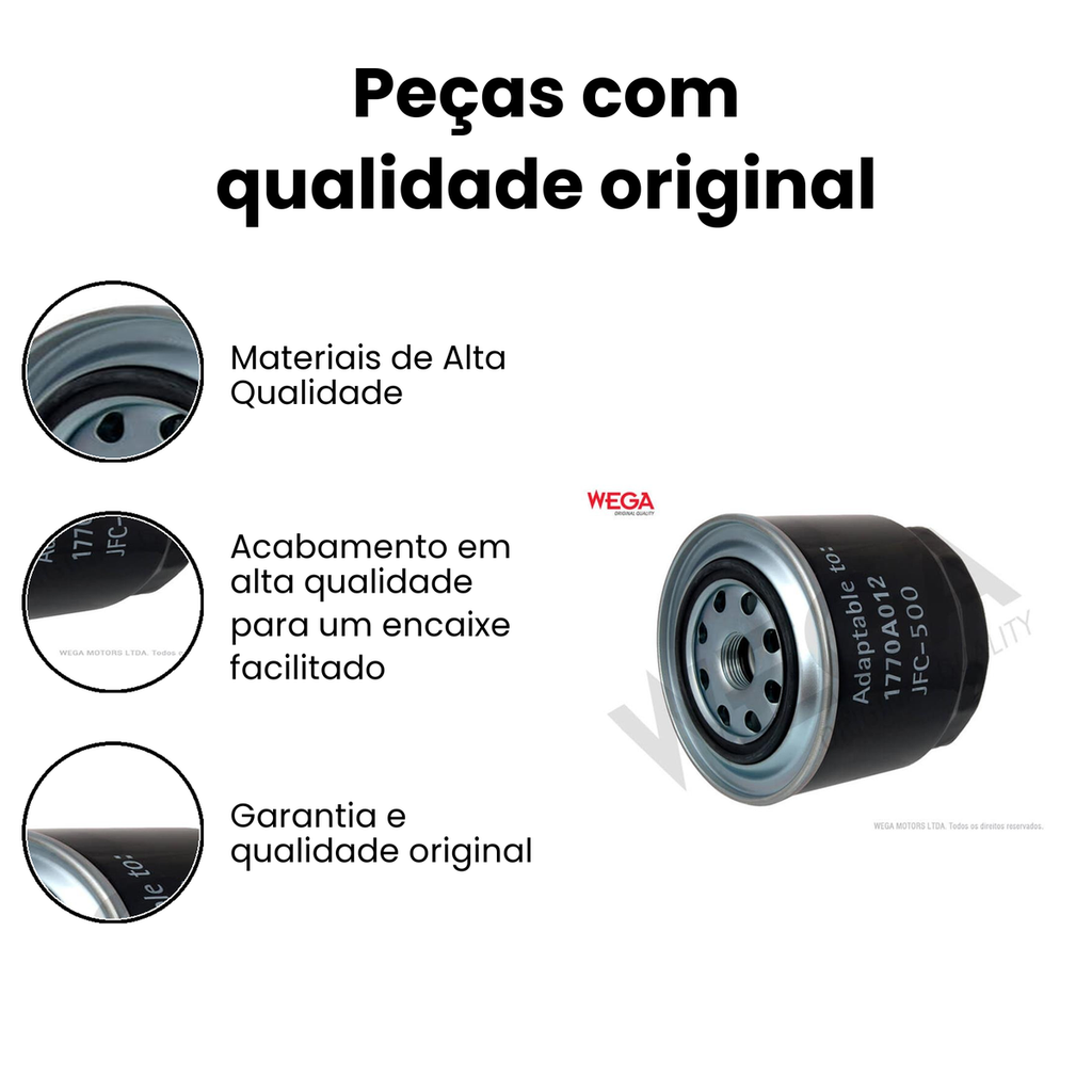 Filtro de Combustível WEGA - L200 - Imagem 3