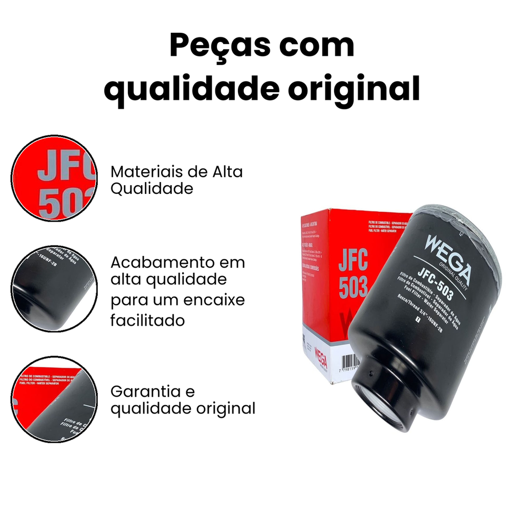 Filtro de Combustível WEGA - Pajero - Imagem 3